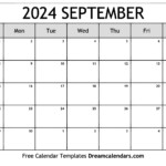 Calendar Of September 2024