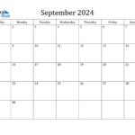 Calendar For Sept 2024