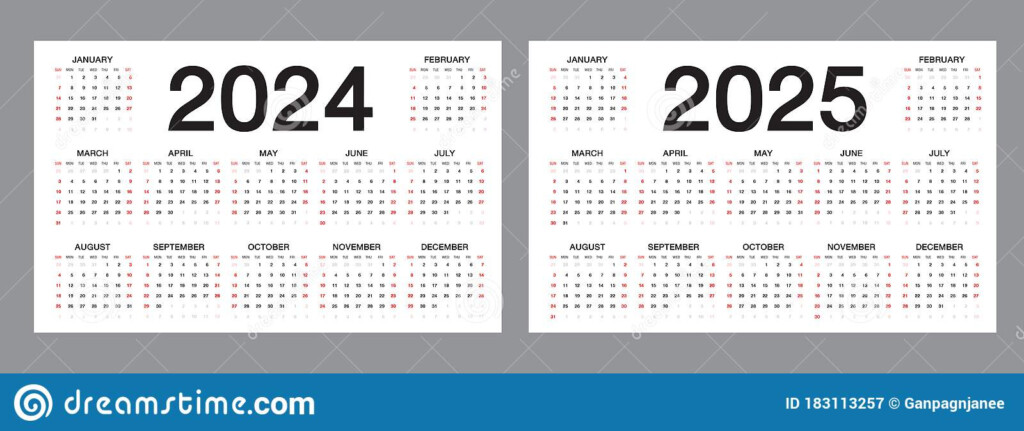 2024 2025 Desk Calendar