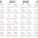 6 Year Calendar 2019 To 2024