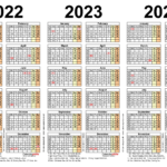 Calendar 2022 2023 2024