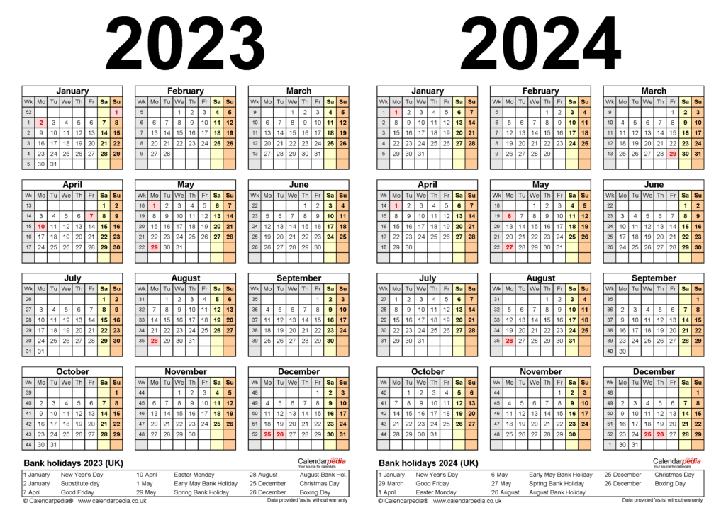 2023-2024 Calendar