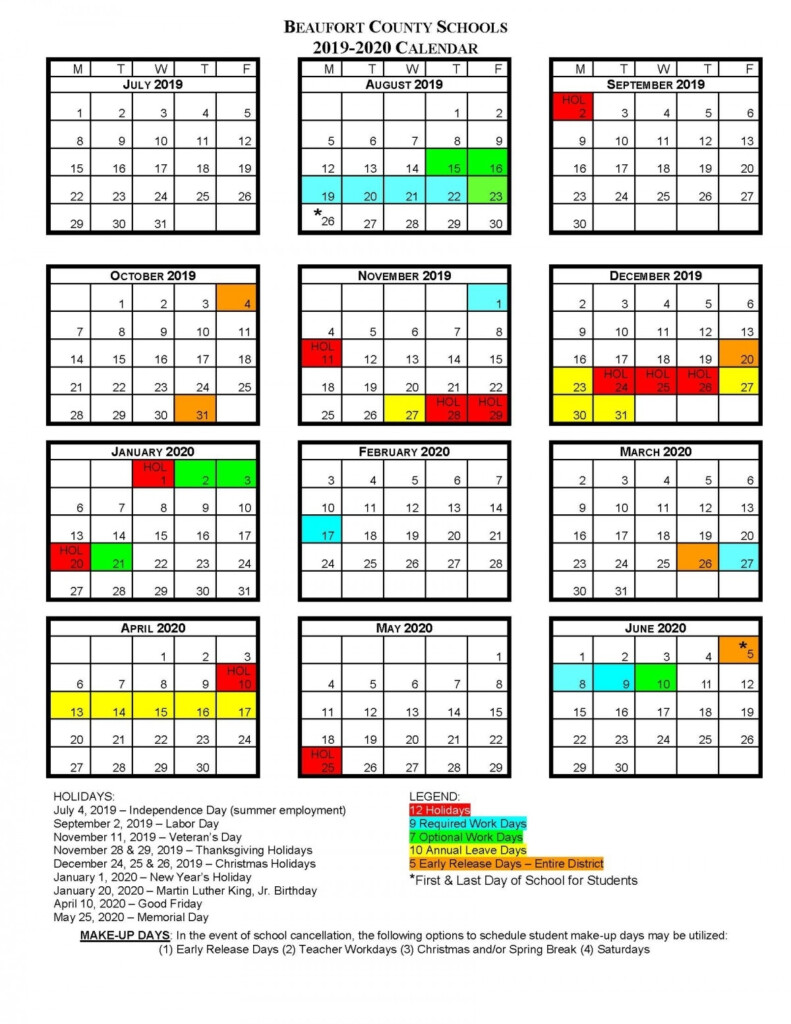 Beaufort County Sc School Calendar 2024-25