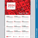 Daily Desk Calendar 2024