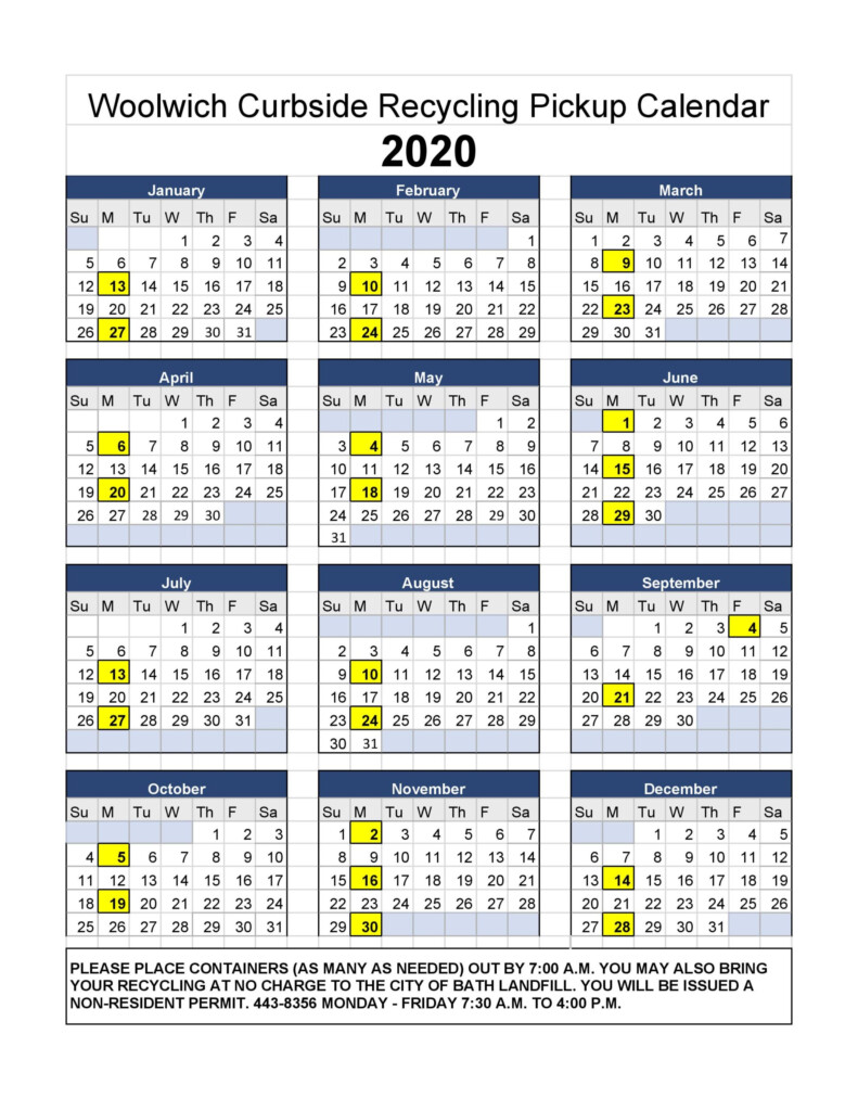 Waste Management Pickup Calendar 2024