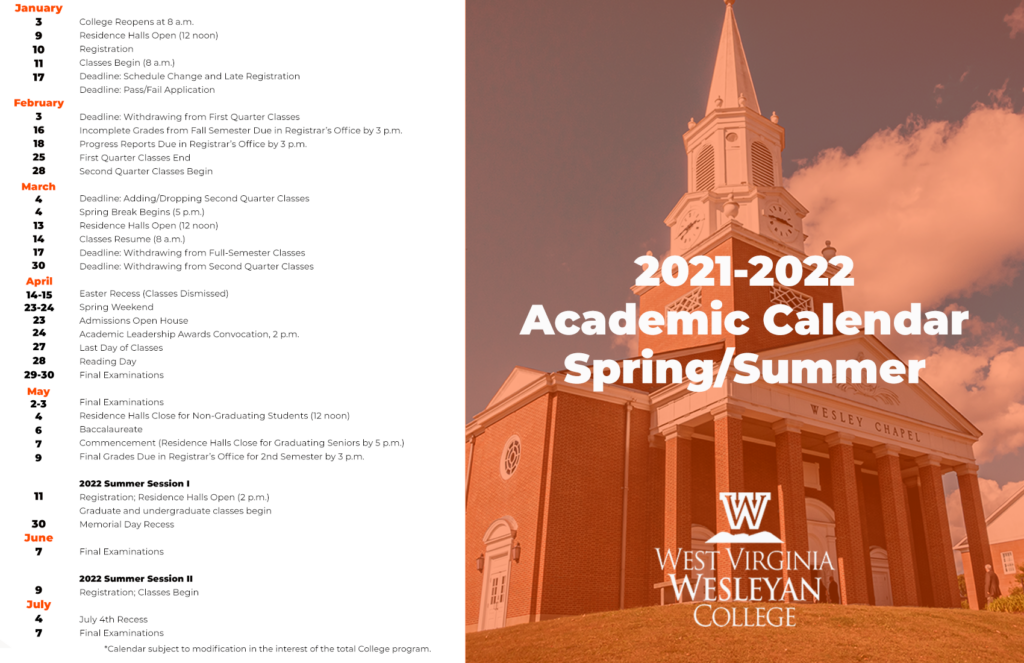 Illinois Wesleyan University Academic Calendar 2025