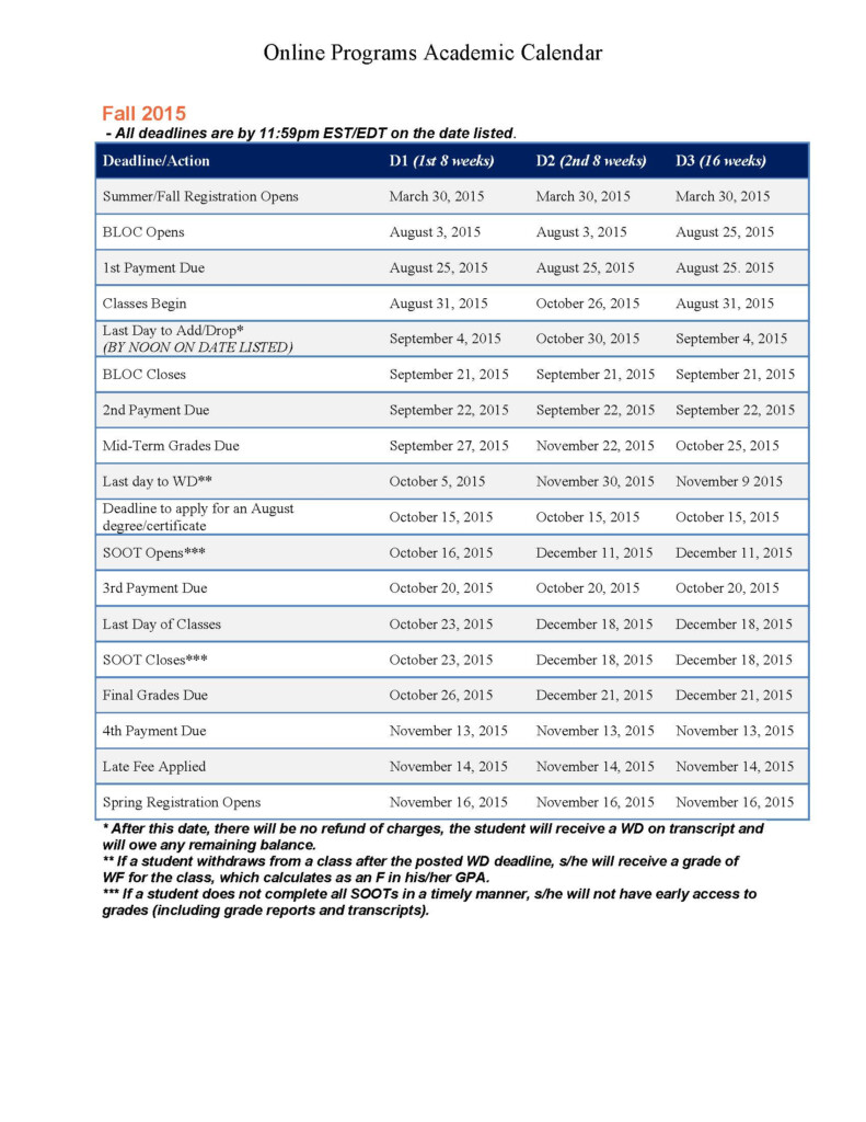 Wesleyan University Academic Calendar 2024-25