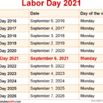 Labor Day 2024 Calendar