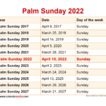 Palm Calendar Stops 2024