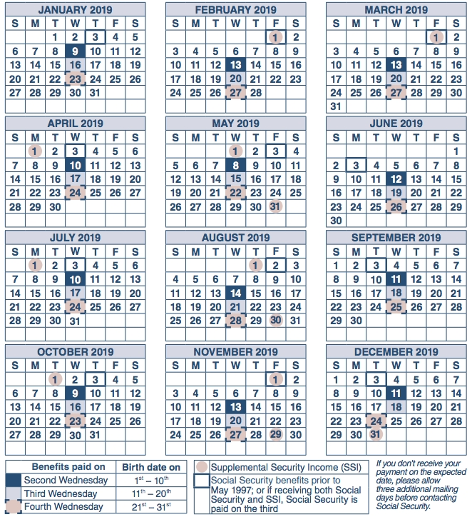 2024 Social Security Calendar