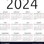 Waterproof Calendar 2024