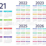 Yearly Calendar 2021 And 2024
