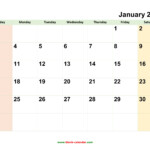 Editable Monthly Calendar 2024