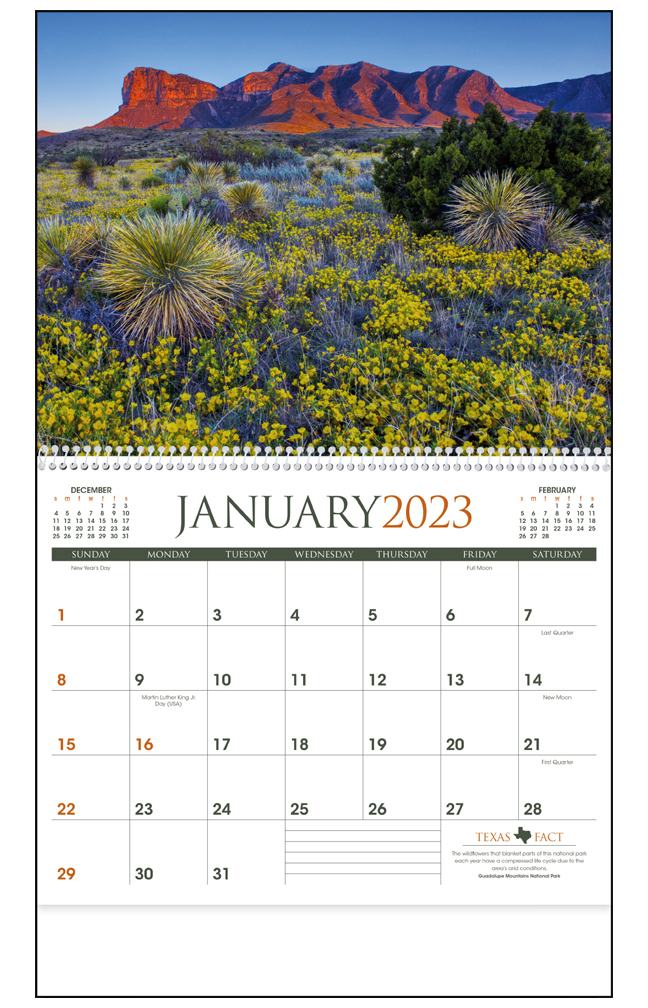 Texas State 2024 Calendar