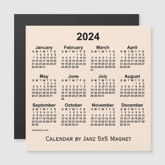 Magnetic Calendar 2024