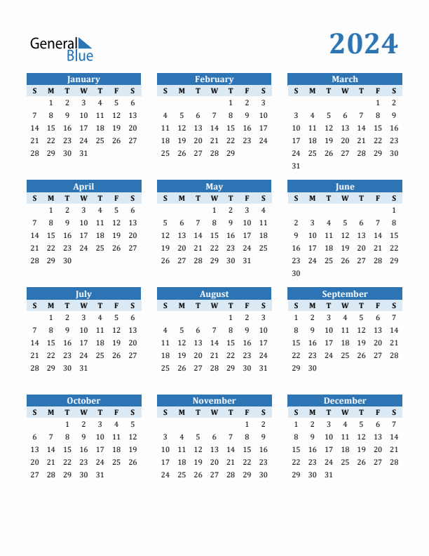 Pdf 2024 Calendar