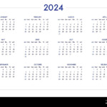 Calendar Events 2024