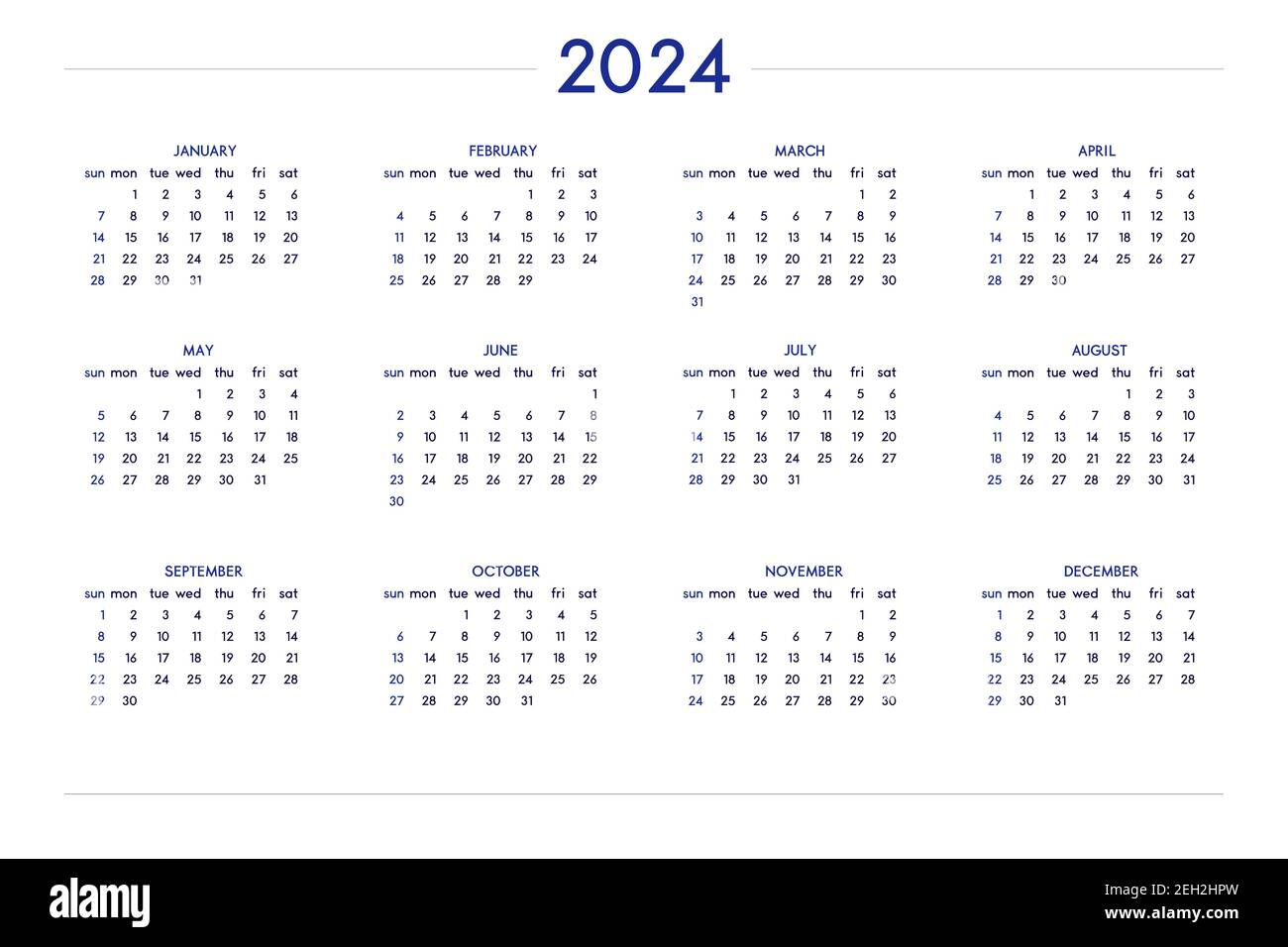 2024 Calendar Set In Classic Strict Style Wall Table Calendar Schedule