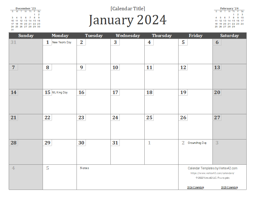 2024 Monthly Calendar Template Google Sheets