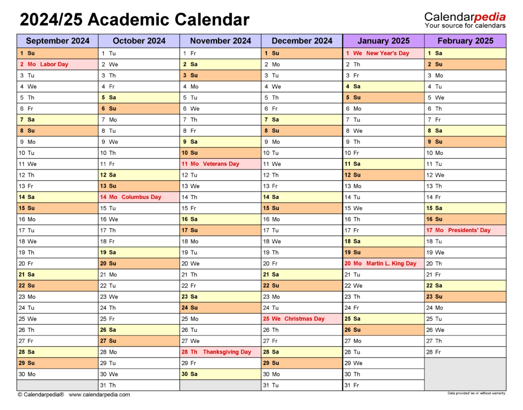 Usc Academic Calendar 2024-25