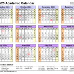 Academic Calendar Umich 2024-25