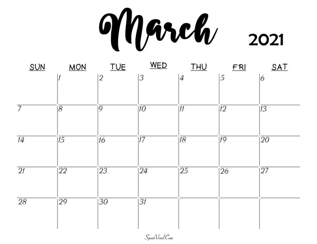 March 2024 Calendar Printable