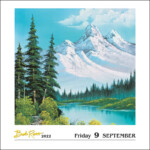 Bob Ross Calendar 2024