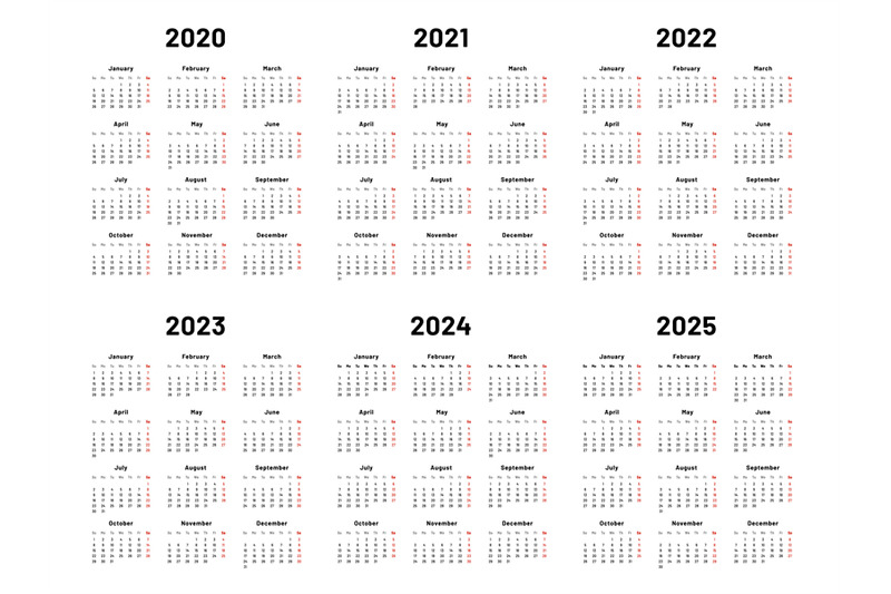 2021 And 2024 Calender