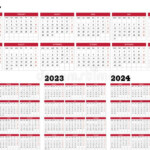 2021 And 2024 Monthly Calendar Printable