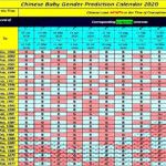 Chinese Baby Gender Calendar 2024