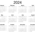 Desk Calender 2024