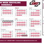 Recycle Pickup Calendar 2024