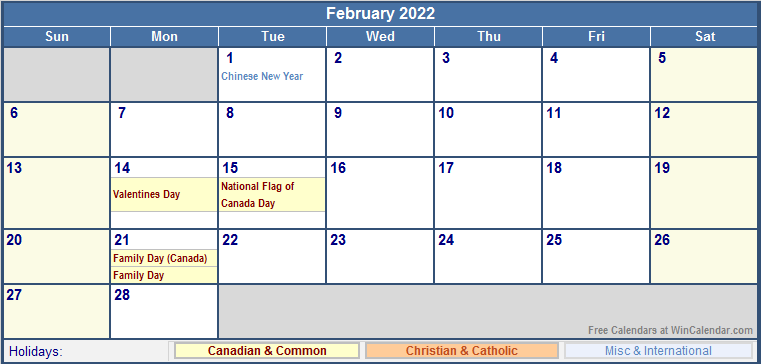 National Day Calendar February 2024