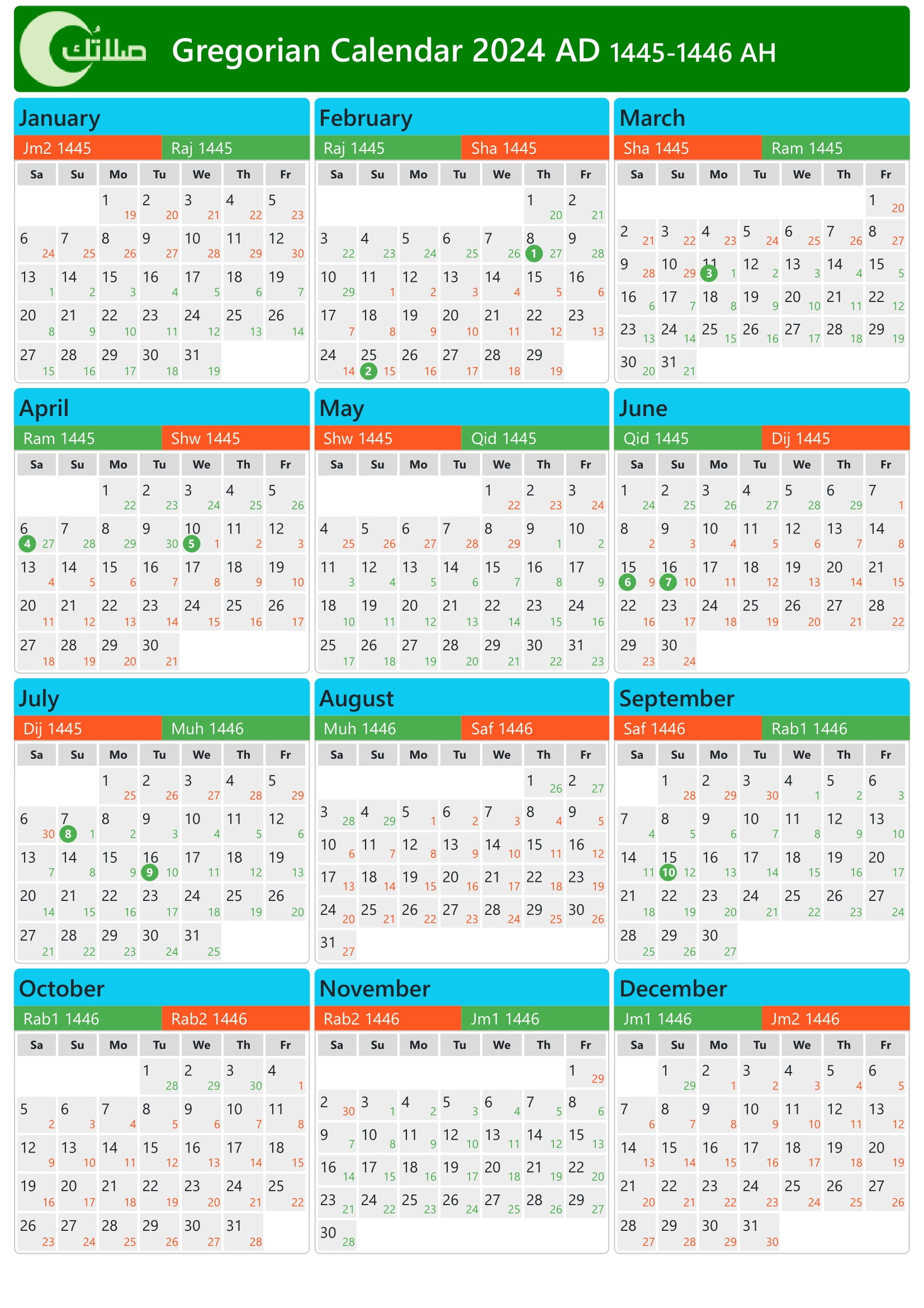 Ramadan Calender 2024 2024 Calendar Printable