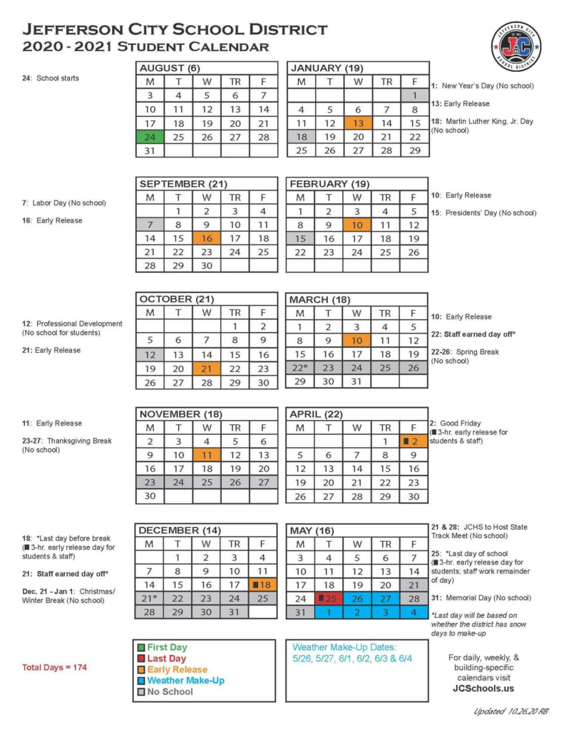 Gwinnett County 2021-2024 Calendar