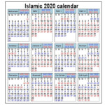 Muslim Calendar 2024