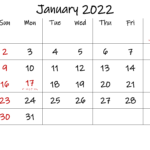 Free Printable January 2024 Calendar With Holidays