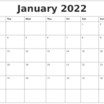 January 2024 Calendar Editable