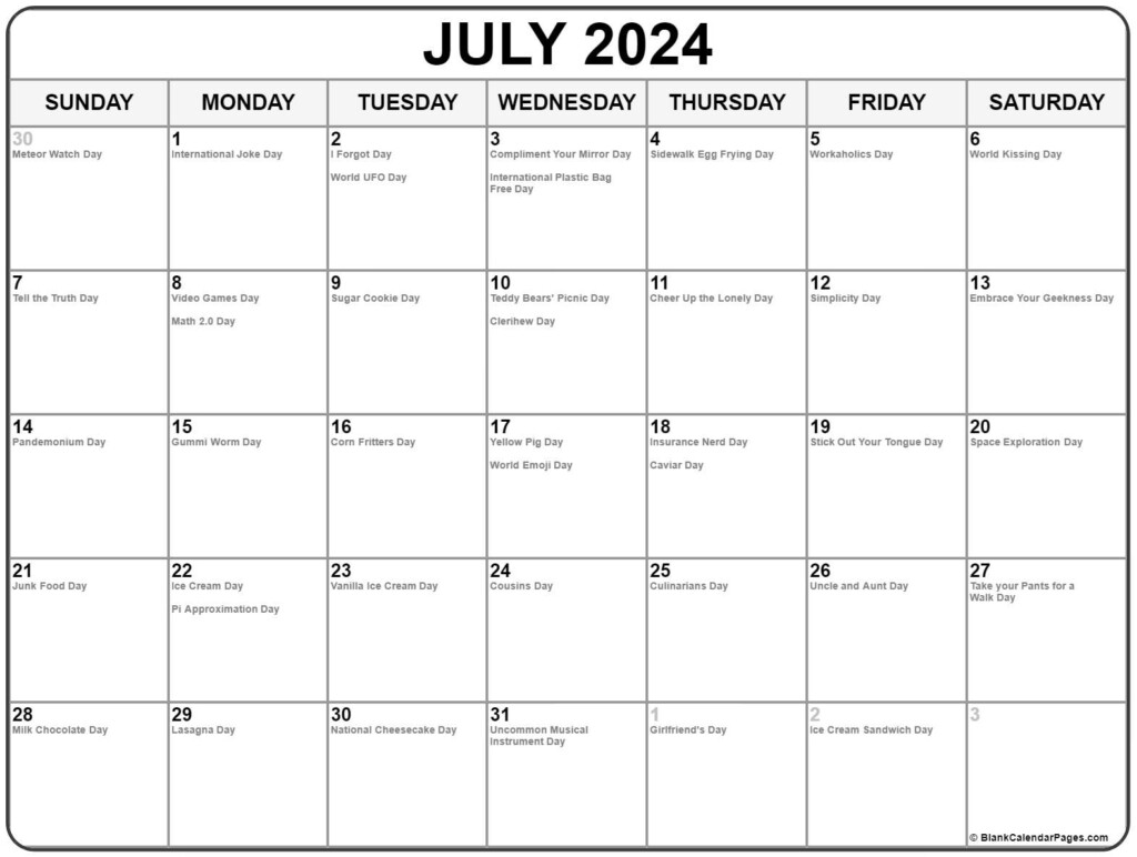 Funny Calendar 2024