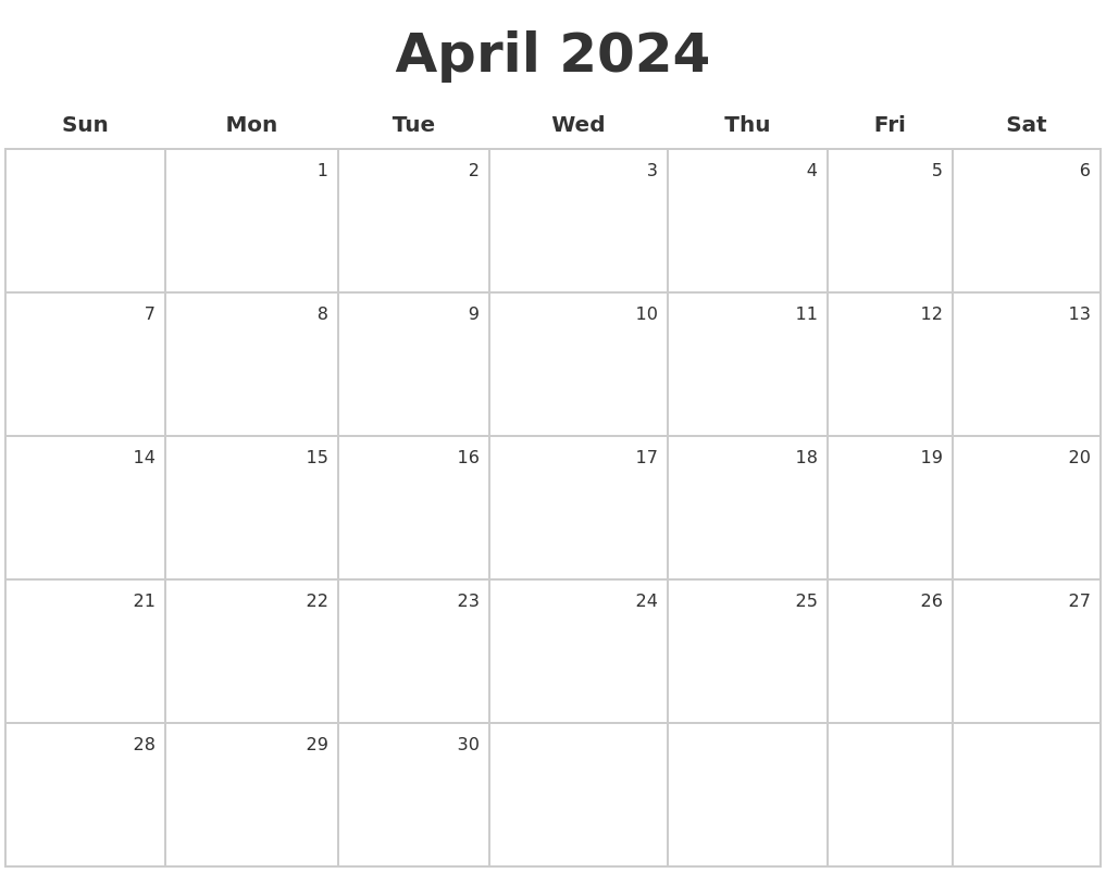 March 2024 Calendar Maker 2024 Calendar Printable