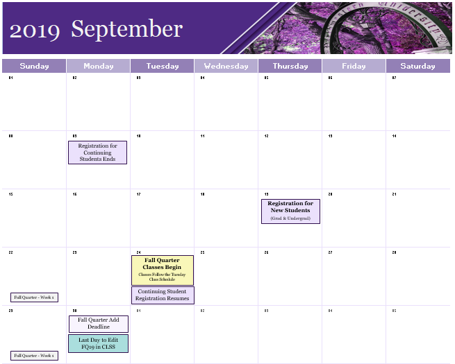 Northwestern Academic Calendar 2024