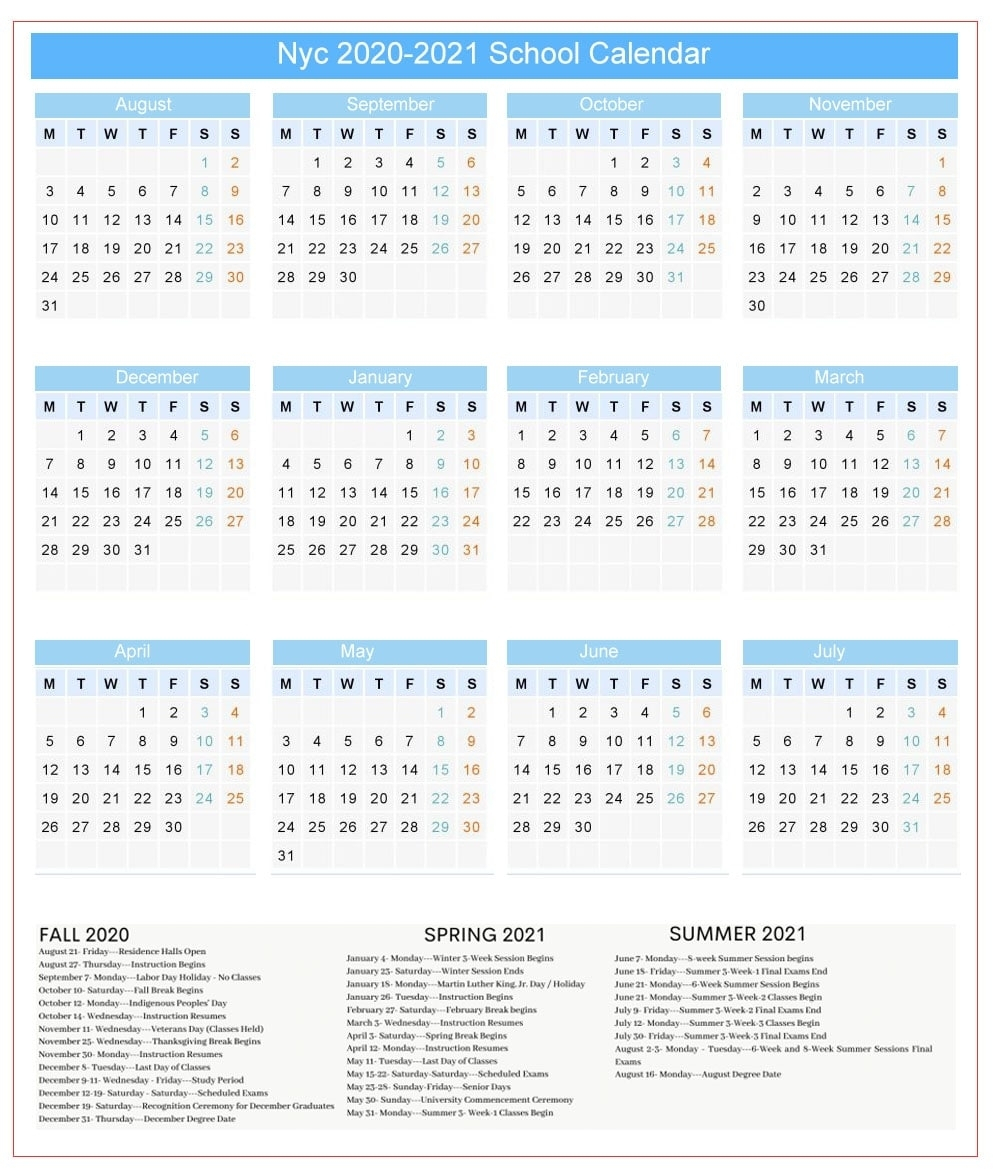 Nyc Doe Calendar 2021-2024 - 2024 Calendar Printable