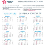 Recycle Pickup Calendar 2024