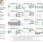 2024 Standard Possession Order Calendar