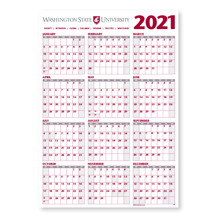 Wsu 20212024 Calendar 2024 Calendar Printable