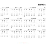 2024 Calendar Blank