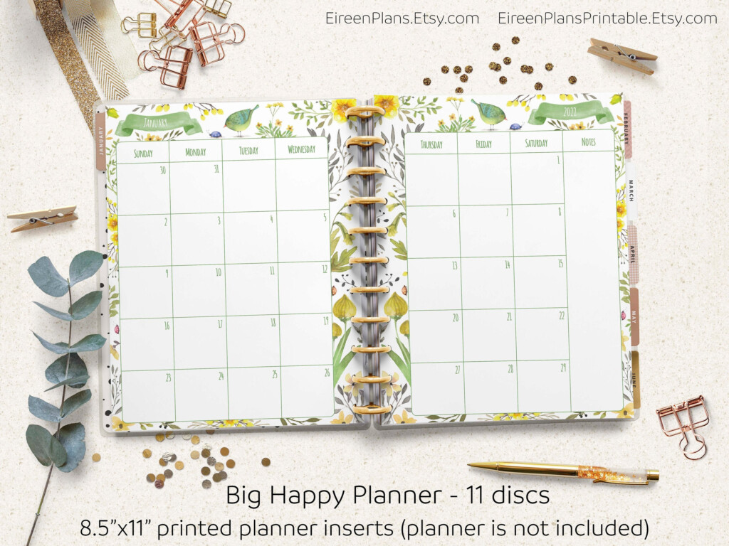 Happy Planner Calendar Refills 2024