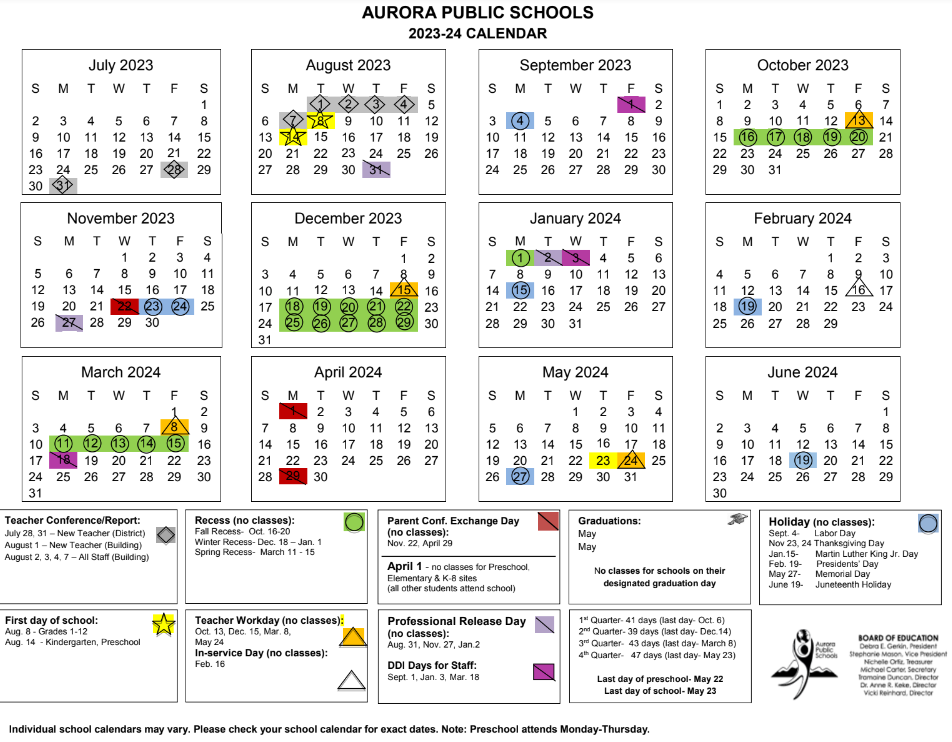 Aps School Calendar 20242023 2024 Calendar Printable