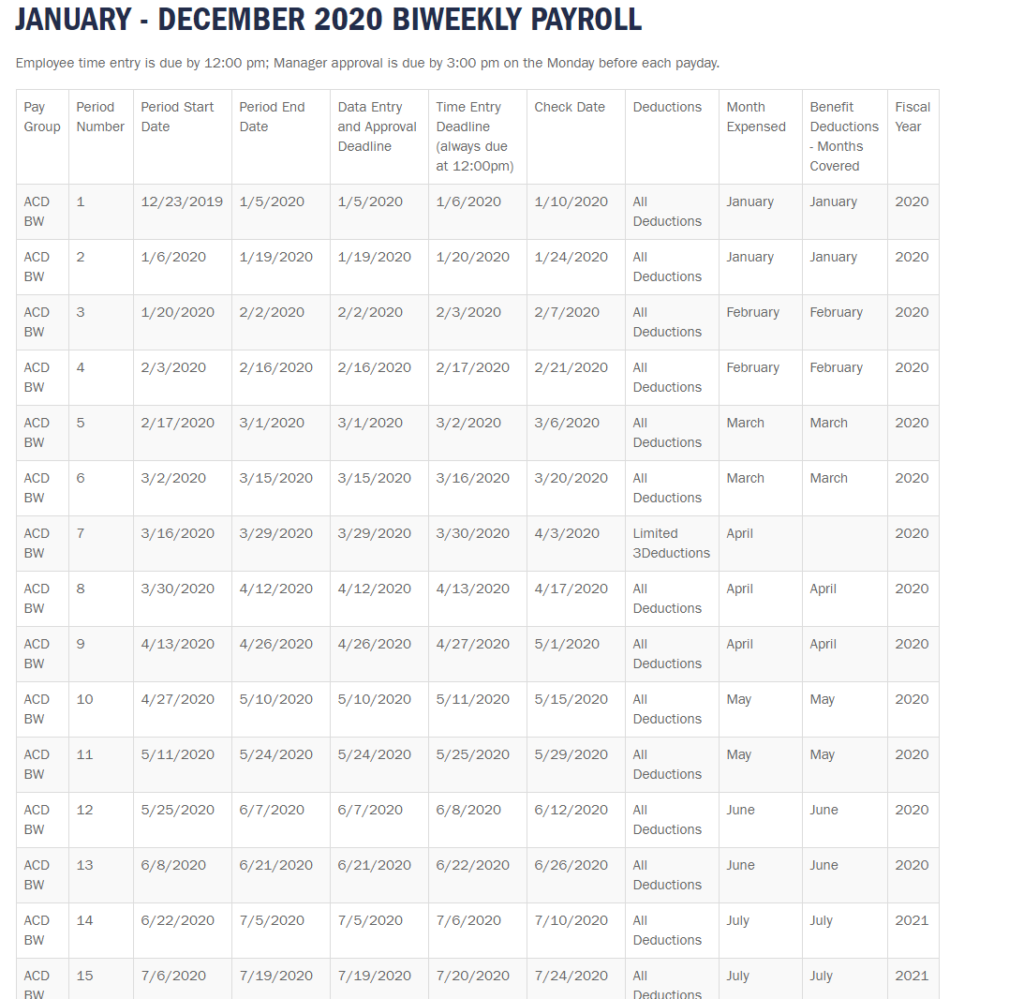 Uva Calendar 2024-25