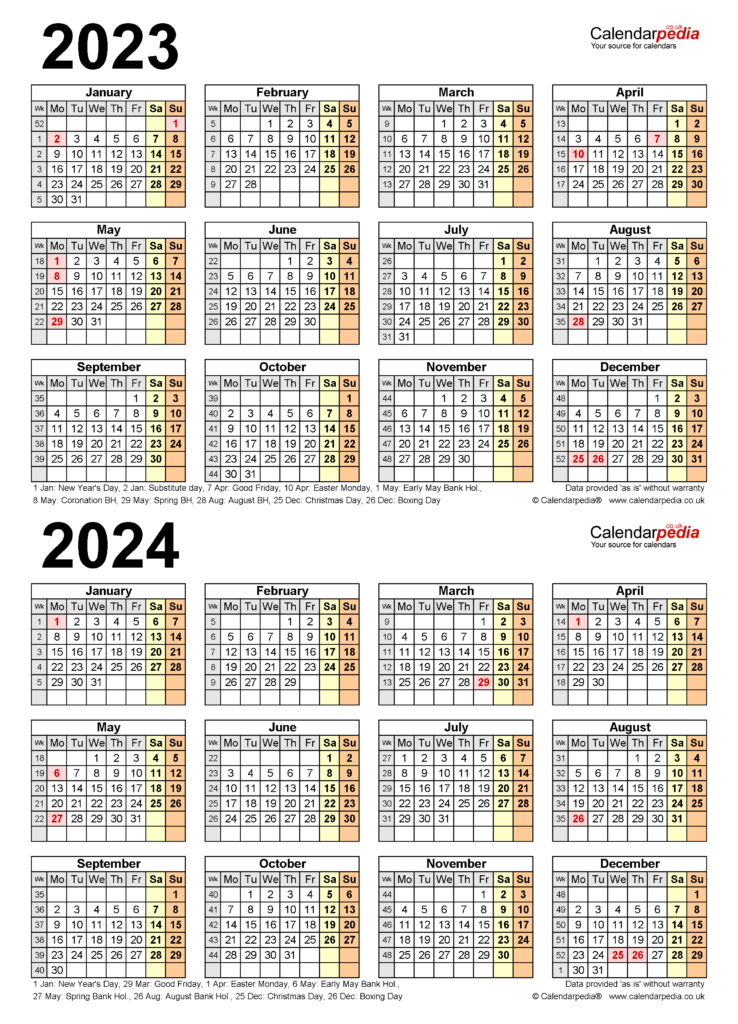 Calendar 2024/23